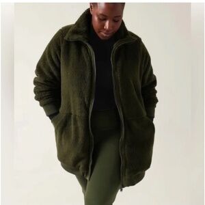 Athleta Tugga Fleece Coat - Plus Size